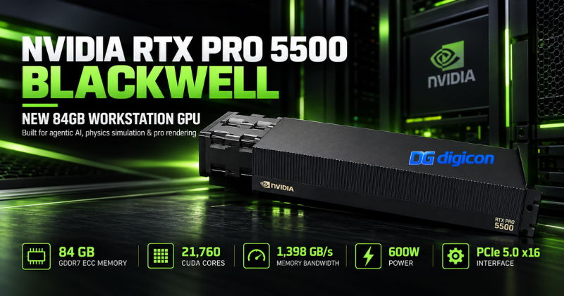 Giới thiệu NVIDIA RTX PRO 5500 Blackwell Workstation Edition