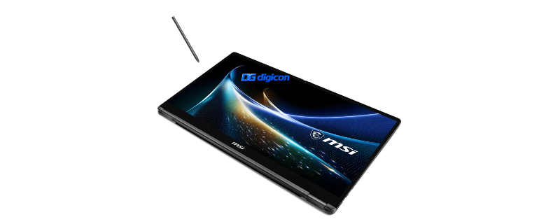 Màn hình cảm ứng 360 trên Laptop MSI Prestige N16 Flip AI+ C1XM