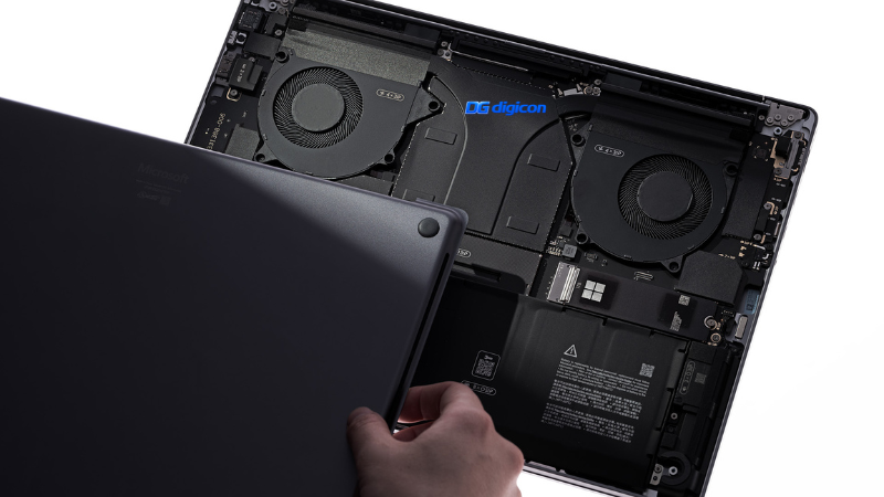 Quạt và tản nhiệt tối ưu của Surface Laptop Ultra