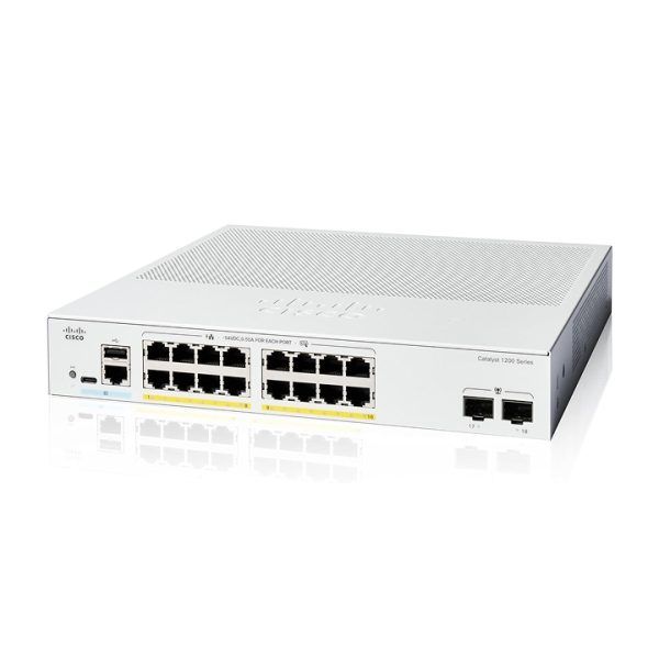 Cisco C1200-16P-2G | Switch Layer 3 16x 1G PoE+, 2x SFP 1G